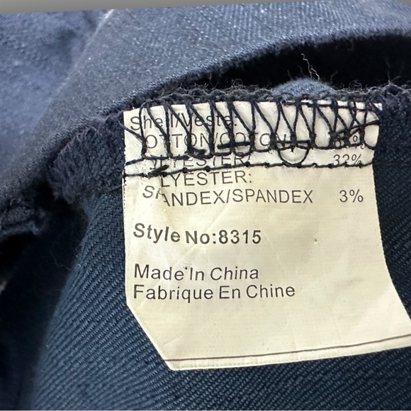 224 - Bellissima Navy Vest with White Stitching - Picture 12 of 12